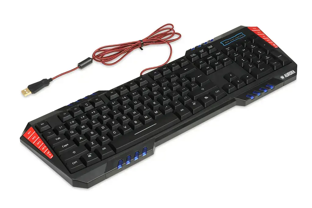 "IBOX Inferno" laidinė apšviesta klaviatūra su makro USB