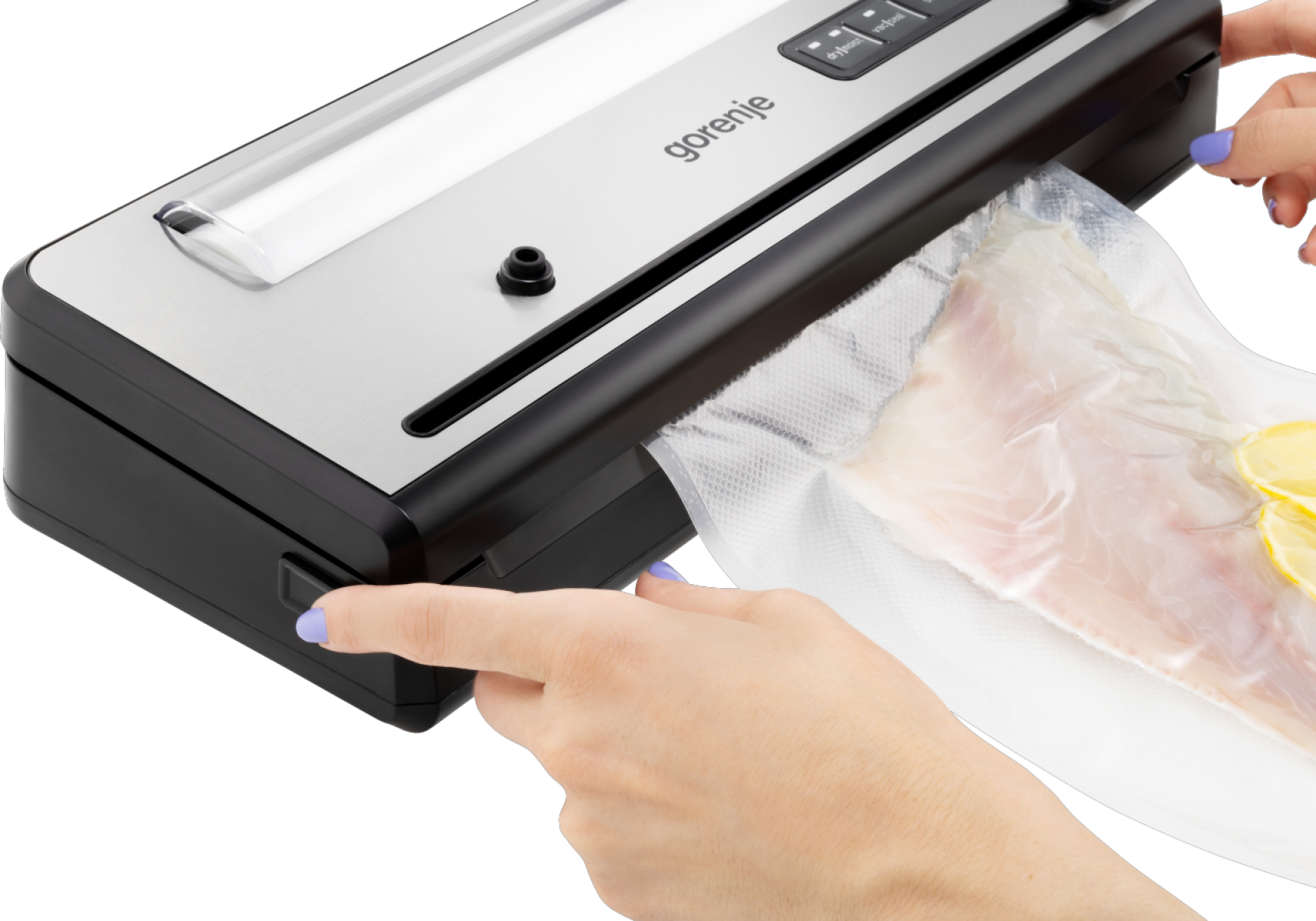 Gorenje Vacuum sealer | VS110BE | Power 110 W | Black/Silver