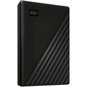 "WD My Passport" 1 TB nešiojamasis kietasis diskas USB3.0 USB2.0 suderinamas su USB2.0, juodas Mažmeninė prekyba