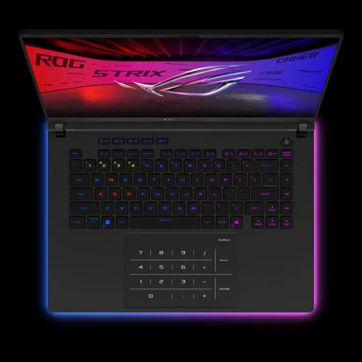 ASUS ROG Strix SCAR 16 G635LX-U9644W Ultra 9 275HX 16.0" 2.5K Mini LED 240Hz 1200nits AG 64GB DDR5 5600 2xSSD2TB GeForce RTX 5090 24GB WLAN+BT LAN Cam1080p 90WHrs Win11 Off Black