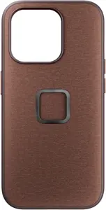"Peak Design" dėklas "Apple iPhone 15 Pro Mobile Everyday Fabric Case", raudonmedis