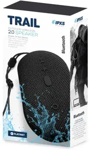 Platinet PMG12B, 10 W, 5 W, belaidis, juodas, universalus, akumuliatorius