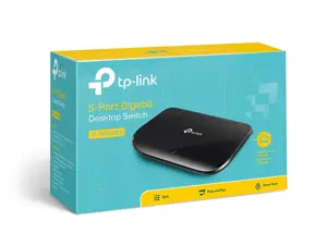 Stalinis komutatorius TP-Link TL-SG1005D 5P Gigabit Plastic
