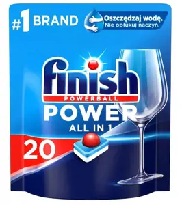 FINISH POWER ALL-IN-1 FRESH - indaplovės tabletės x 20