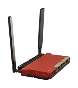 MikroTik maršrutizatorius L009UiGS-2HaxD-IN 802.11ax, 10/100/1000 Mbps, Ethernet LAN (RJ-45) prievadai 8, išorinės antenos tipas, 1x USB 3.0 A tipo