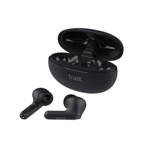 Trust Yavi, True Wireless Stereo (TWS), Calls/Music, 20 - 20000 Hz, 37 g, Headset, Black