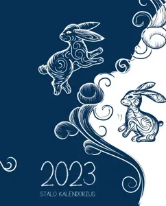 Stalo kalendorius KLASIKA 2023, 80 X 120 mm