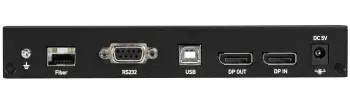 BLACK BOX KVM EXTENDER FIBER SFP BUNDLE - 4K SH DP USB 2.0 SERIAL AUDIO LOCAL VIDEO + 2X SFP MODULES SM 1310NM