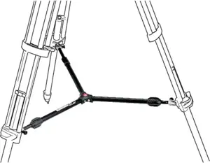 "Manfrotto" atsarginė dalis 537SPRB Vidutinio lygio skleistuvas