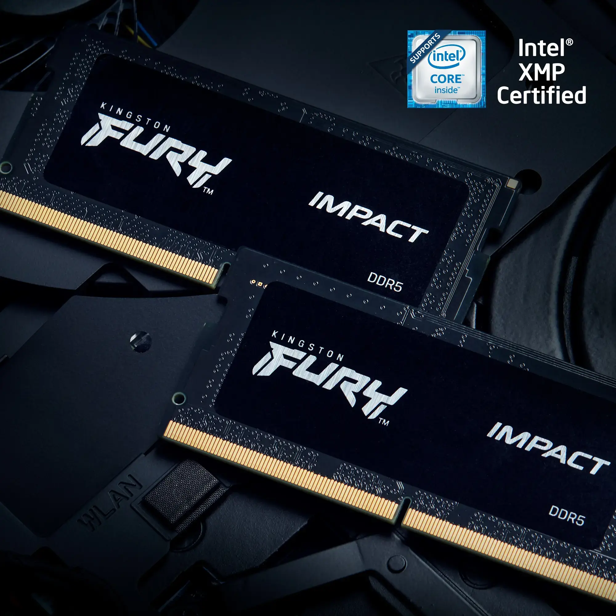 KINGSTON 64GB 5600MT/s DDR5 CL40 SODIMM 2 vnt. rinkinys "FURY Impact PnP
