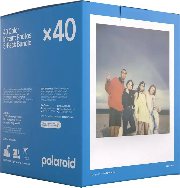 POLAROID COLOR FILM 600 40-PACK