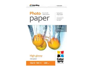 Blizgus Fotopopierius ColorWay, A6, 200 g/m², 100 psl.