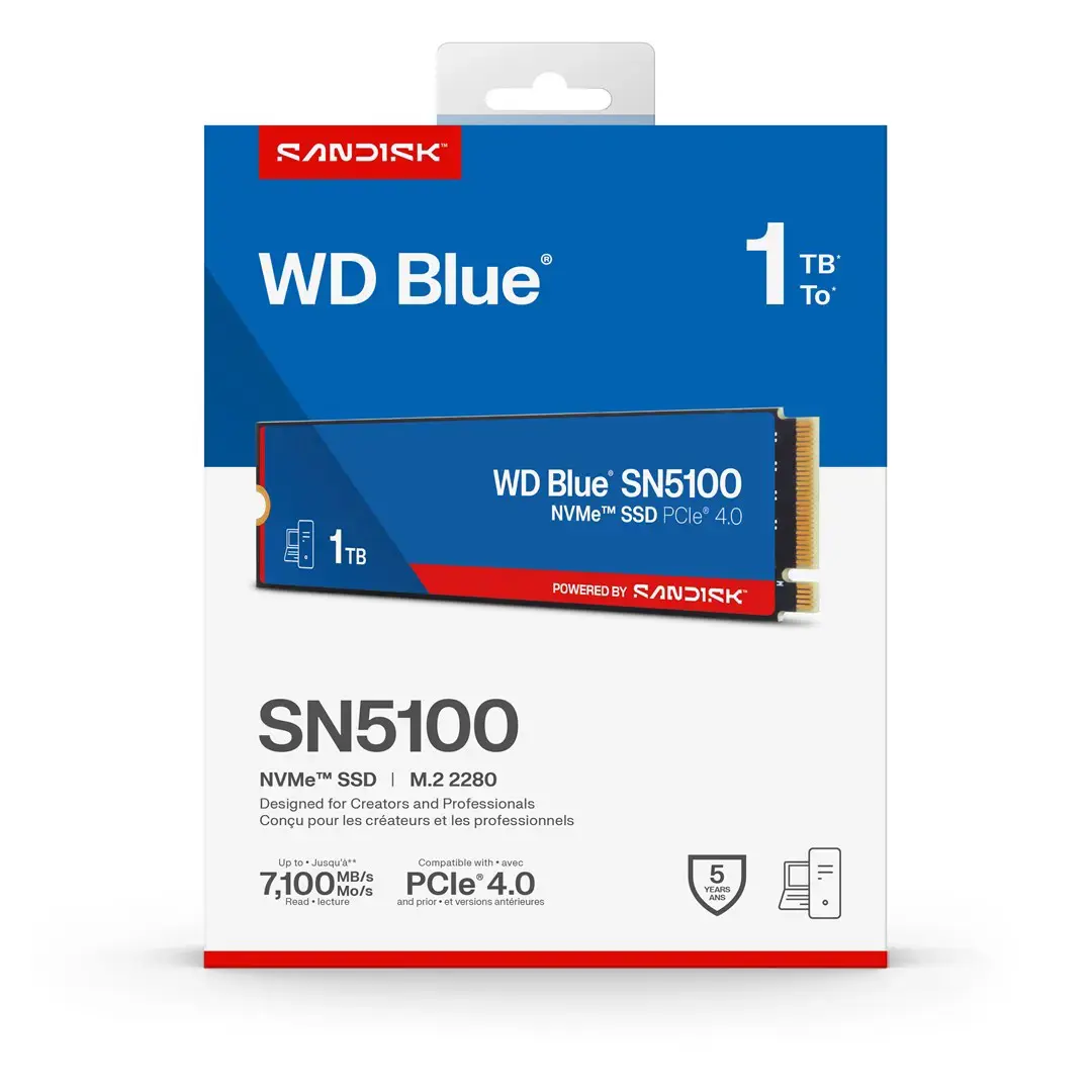 Western Digital 1TB WD Blue® SN5100 NVMe™ SSD