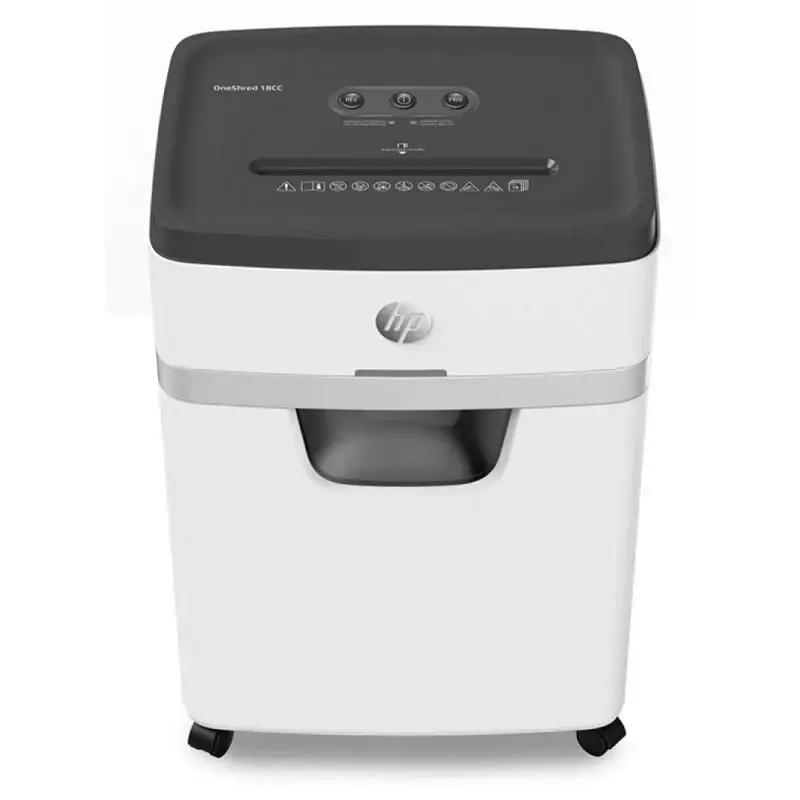 HP ONESHRED 18CC smulkintuvas, pjaustytuvai, P-4, 18 kortelių, 25 l, šviesiai pilkas