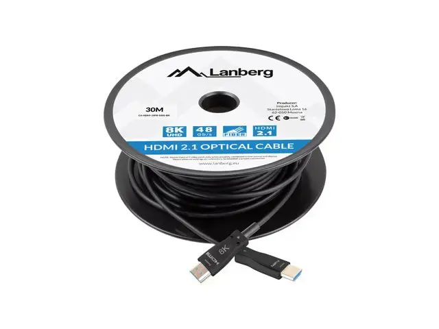 LANBERG HDMI v2.1 8K M/M kabelis 30 m optinis AOC