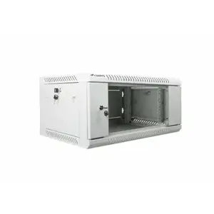 LANBERG WF01-6404-10S "Lanberg" sieninė spinta 19 išardoma plokščia pakuotė 4U/600x450 mm pilka