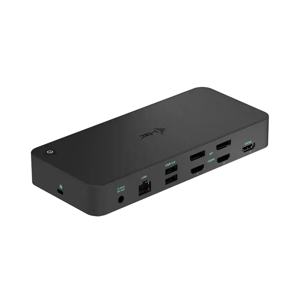 I-TEC USB 3.0 / USB-C / "Thunderbolt" 3x 4K doko stotelė + 100 W maitinimo šaltinis