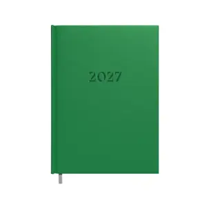 Darbo knyga-kalendorius 2027m. A5 žalia sp.