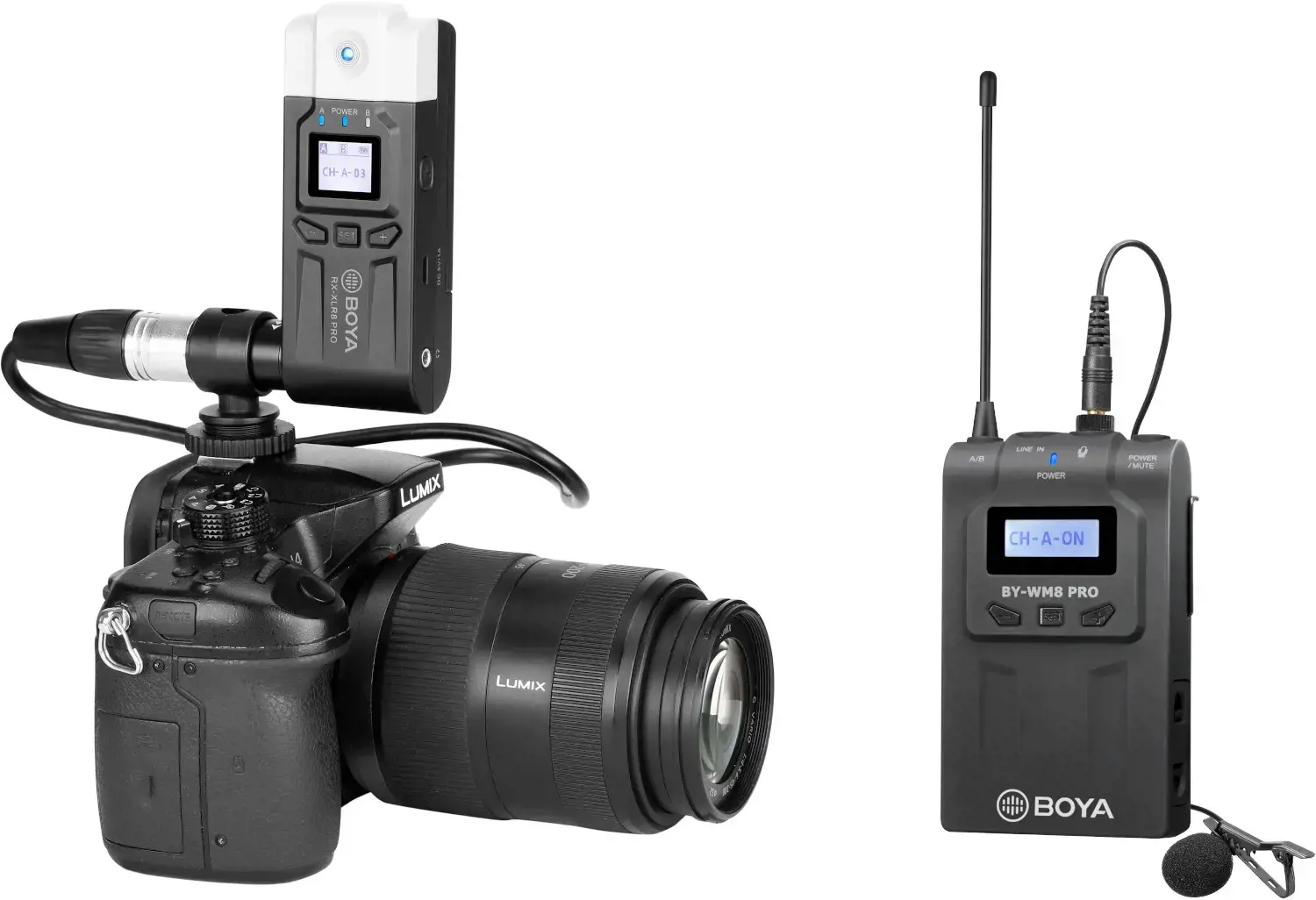 "Boya" belaidis mikrofonas BY-WM8 Pro-K7 UHF Wireless