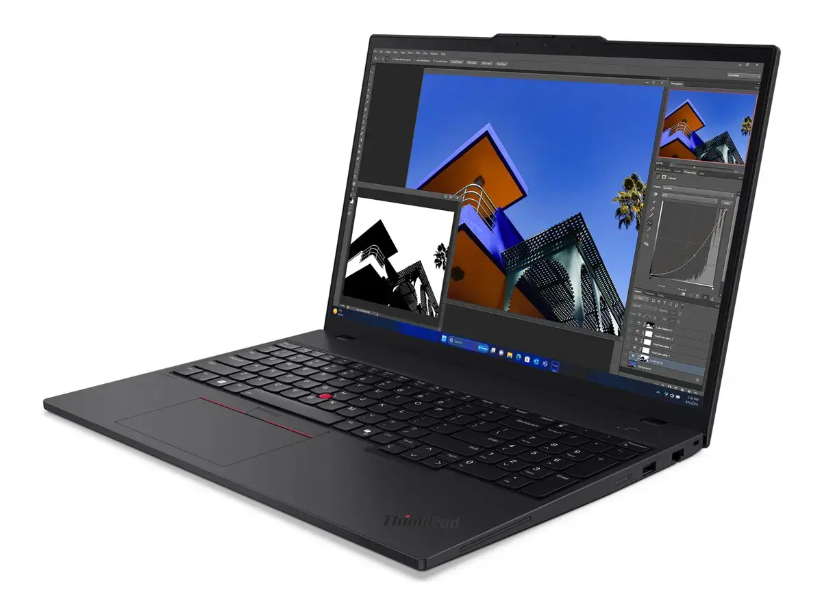 Nešiojamas kompiuteris Lenovo Thinkpad T16 G4 AMD, AMD Ryzen AI 5 PRO 340 (Max. 4.80GHz, 16M, 6C), 512 GB, 16 Coliai, Windows 11 Pro