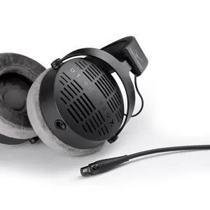 Beyerdynamic DT 900 Pro X laidinės ausinės su mikrofonu, skirtos scenai ir studijoms, juodos spalvos
