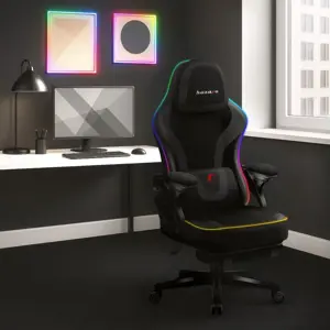 RGB Black Mesh gaming chair