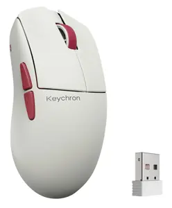 KEYCHRON G4 White Wireless Mouse