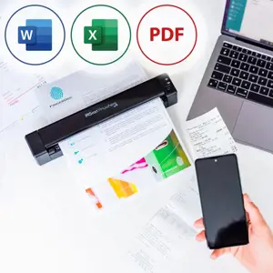 I.R.I.S. IRIScan Anywhere 6 Wifi, 215.9 x 279.4 mm, 1200 x 1200 DPI, 24 bit, 24 bit, 4 sec/page, 260 pages