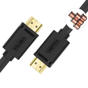 UNITEK Y-C138 "Unitek" kabelis HDMI v.2.0 M/M 2 m, auksinis, BASIC, Y-C138