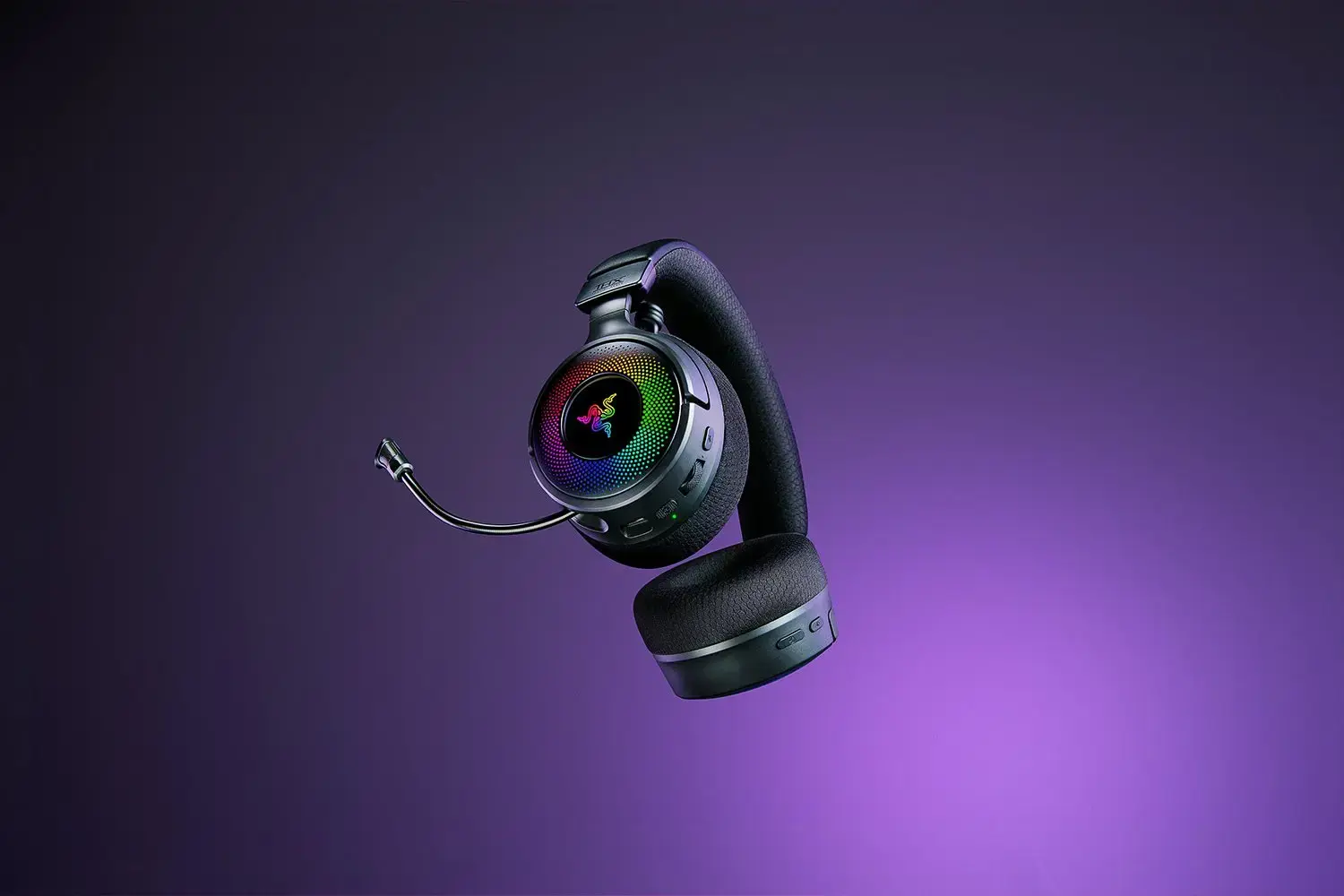 Razer Kraken V4 Belaidės žaidimų ausinės, Bluetooth, Juoda