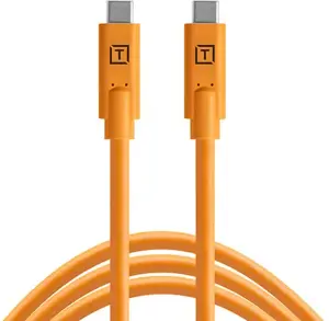 "Tether Tools Pro" kabelis USB-C - USB-C 4,6 m, oranžinis