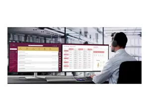 Dell Pro 32 Plus P3225DE Monitorius 31.5'' IPS QHD 2560x1440 8 ms 350 cd/m2 100 Hz, Silver/Black