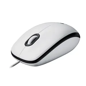 "Logitech" pelė M100, dvipusė, optinė, A tipo USB, 1000 DPI, balta