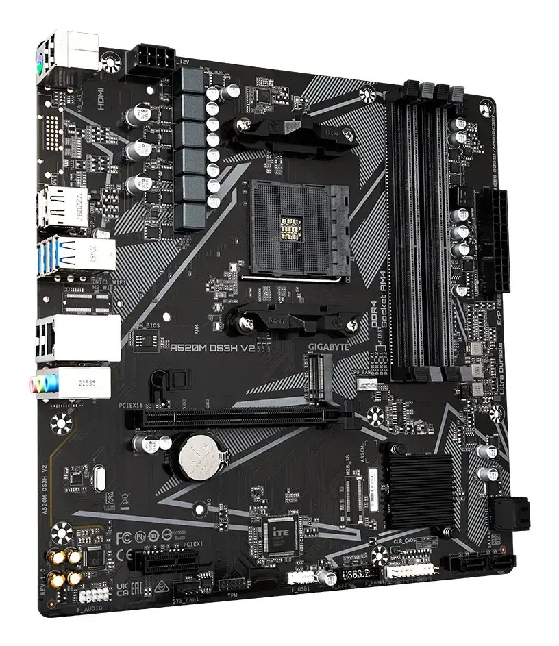 GIGABYTE A520M DS3H V2 AM4 DDR4 Micro ATX MB