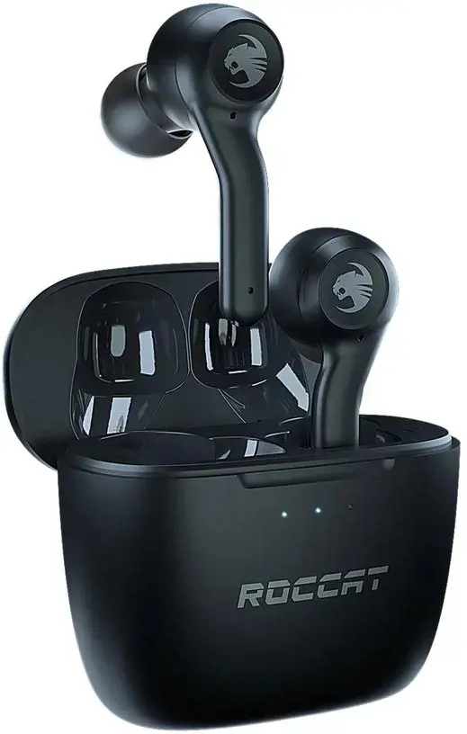 ROCCAT Syn Buds Air, belaidės, žaidimų, ausinės, juodos