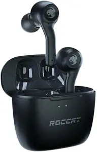 ROCCAT Syn Buds Air, belaidės, žaidimų, ausinės, juodos