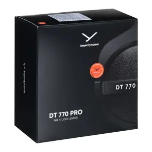 Beyerdynamic DT 770 PRO laidinės ausinės su galvos juosta Muzika Juoda