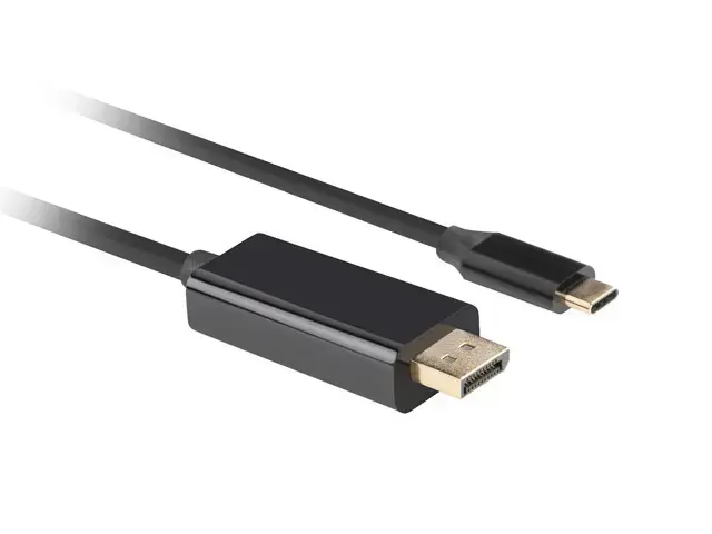 LANBERG kabelis USB-C M ->DisplayPort M 1m 4K 60Hz juodas