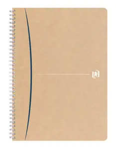 Sąsiuvinis su spirale OXFORD Touareg, A4, perdibto popier., 180 lapų, langeliais