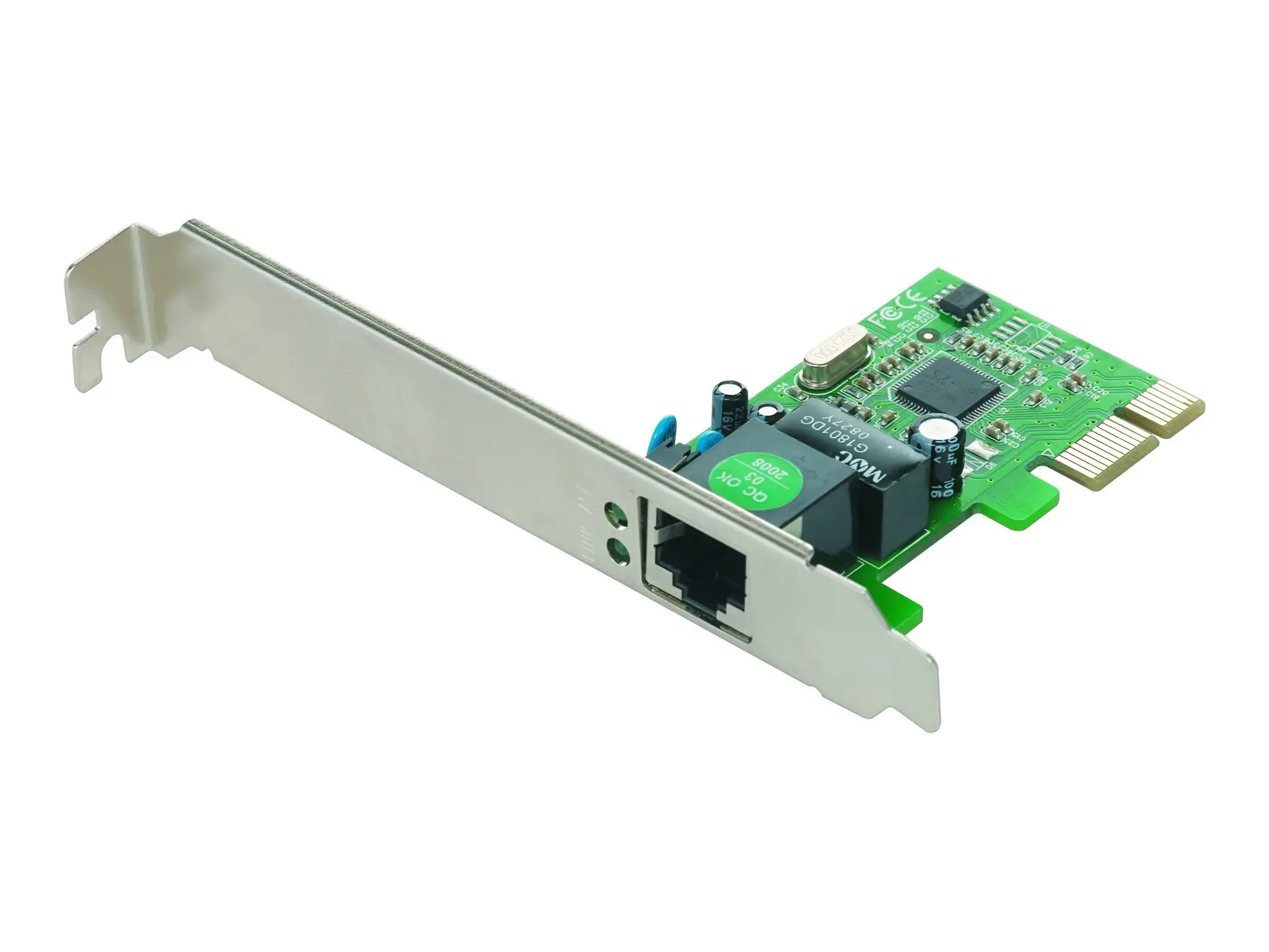 GEMBIRD NIC-GX1 Gembird 1-GIGABIT PCI-Express Fast Ethernet kortelė, "Realtek" mikroschemų rinkinys