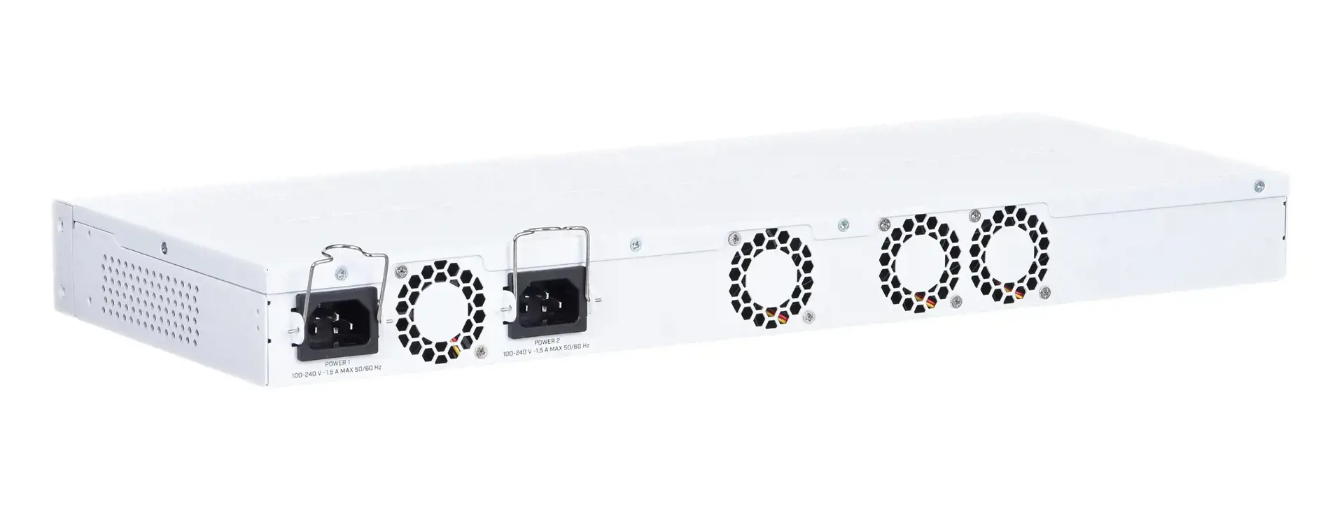 "MikroTik Cloud Router" komutatorius 312-4C+8XG-RM su "RouterOS L5", 1U stovo korpusas