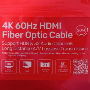 UNITEK C11072BK-20M optinis kabelis HDMI 2.0 AOC 4K 60Hz 20 m