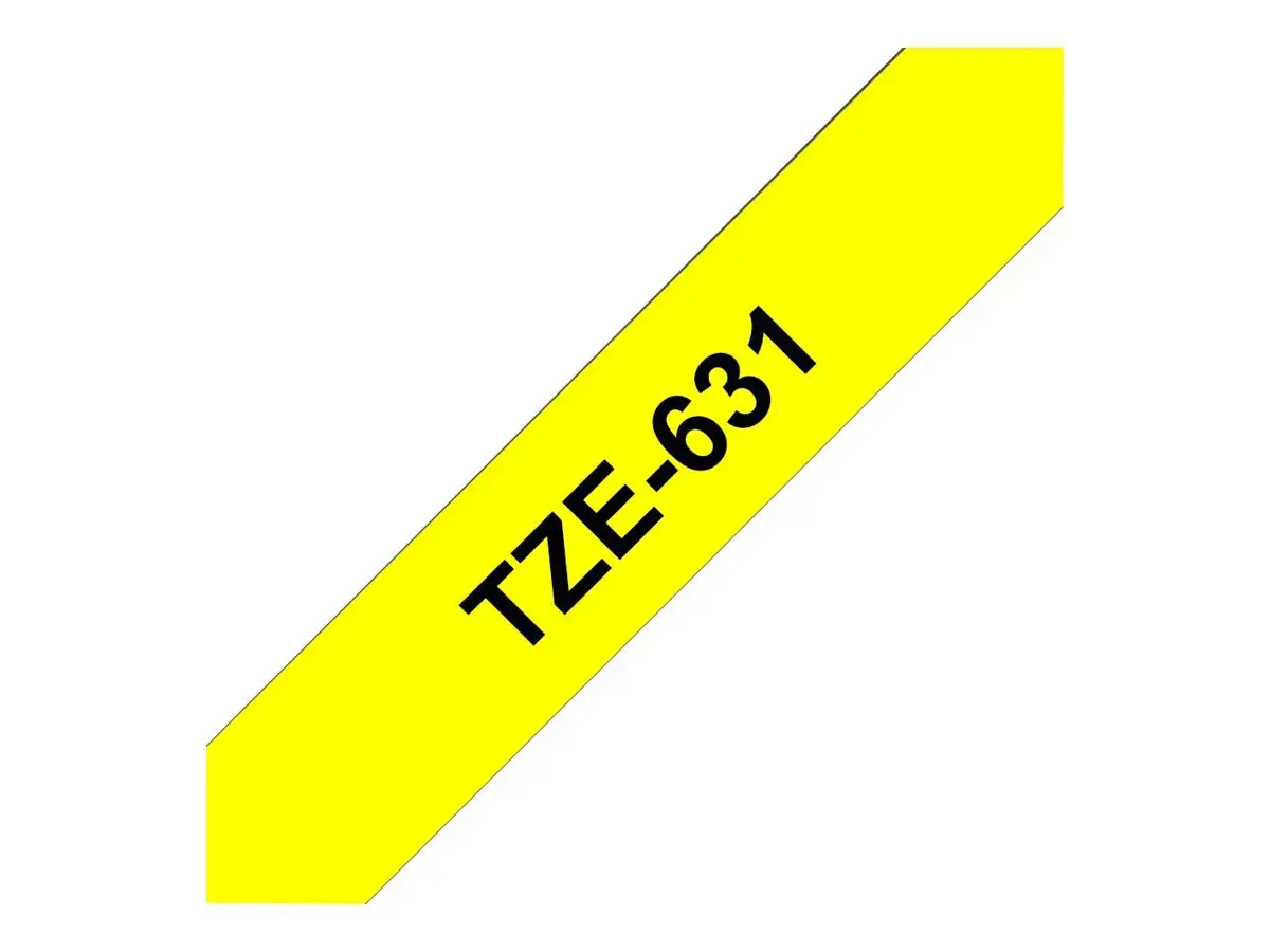 Brother TZE-631, Black on yellow, TZe, Philippines, 5 year(s), Brother, P-Touch PT-1005, 1010, 1080, 1090, 1280, 1290, 18, 2030, 2430, D200, H100, H105, H300, H75