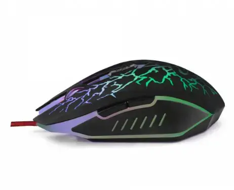 ESPERANZA EGM211R - 5901299925560 MX211 LIGHTINING LAIDINĖ 6D ŽAIDIMŲ OPTINĖ PELĖ USB MX211-RED