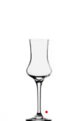 Taurelė stipriesiems gėrimams, krištolo stiklas, 90 ml, D 5,6 cm, H 17,3 cm, 6 vnt