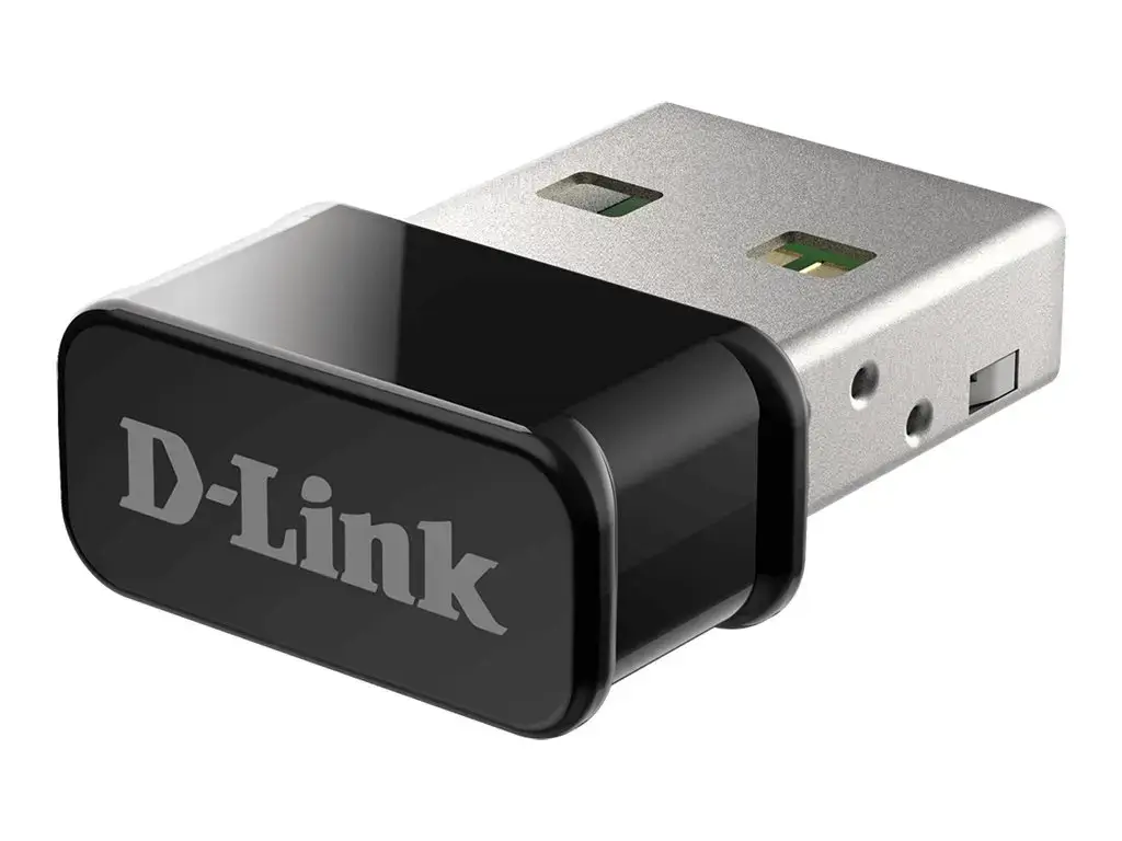 D-Link DWA-181, belaidis, USB, WLAN, "Wi-Fi 5" (802.11ac), juodas