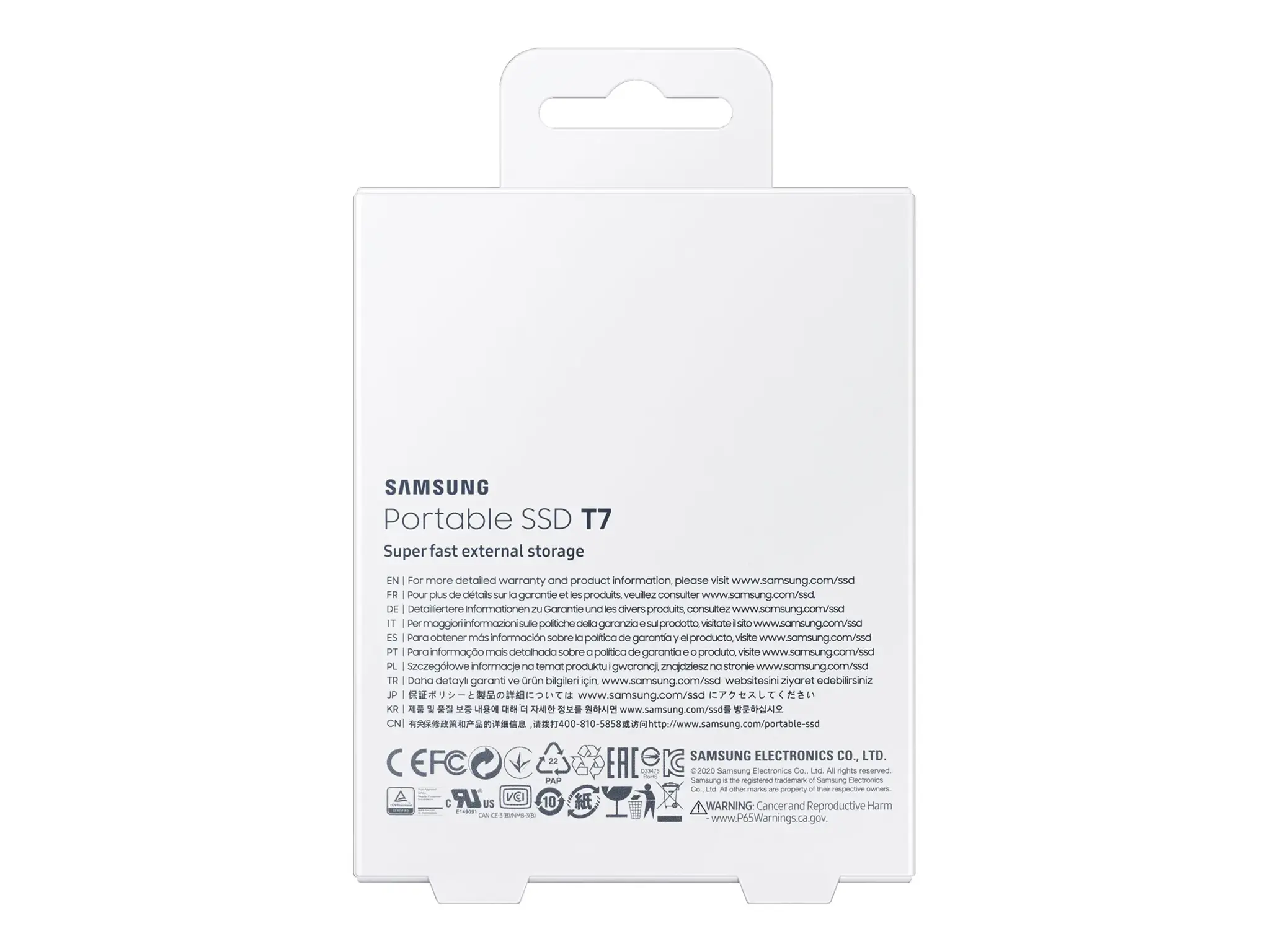 "Samsung" nešiojamasis SSD T7, 1000 GB, C tipo USB, 3.2 Gen 2 (3.1 Gen 2), 1050 MB/s, apsauga nuo slaptažodžio, mėlynas