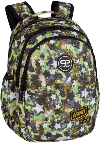 Mokyklinė kuprinė CoolPack Joy S Army Stars