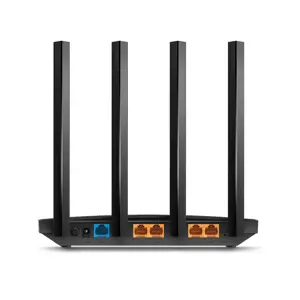 TP-Link AC1900 belaidis MU-MIMO "Wi-Fi" maršrutizatorius, "Wi-Fi 5" (802.11ac), dviejų dažnių (2,4 GHz / 5 GHz), Ethernet LAN, juodas, stalinis maršrutizatorius