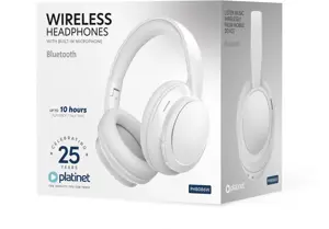 Platinet wireless headset PHB086W, white